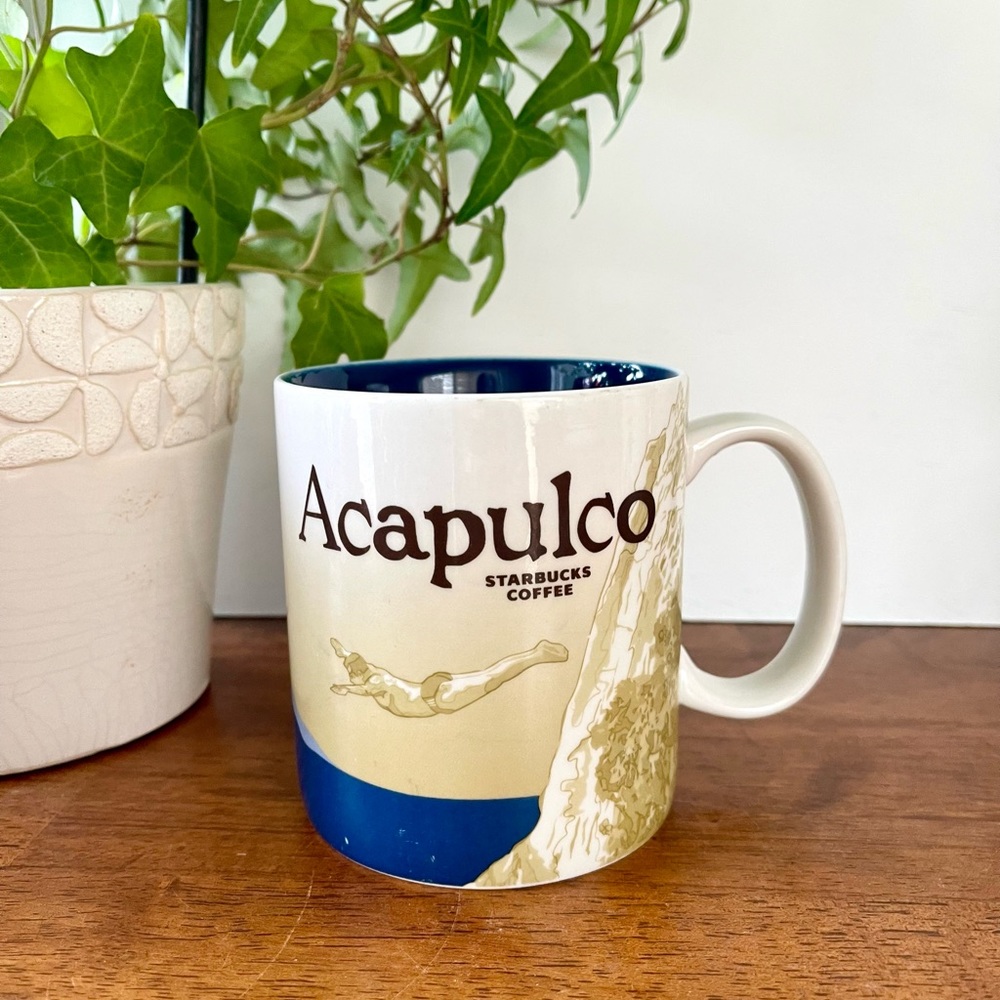 16 oz Starbucks Mug Cup Acapulco City Collector Series Mug